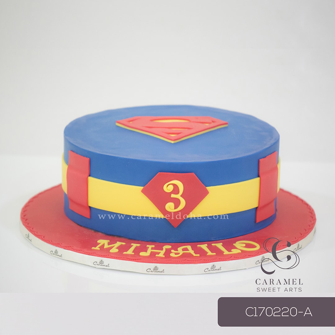 c170220-a.jpg Superman Cake - Image 1