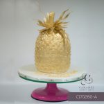 3D Gold Pineapple Cake