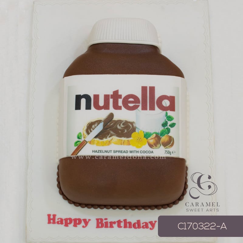 c170322-a.jpg Nutella Themed Cake - Image 1