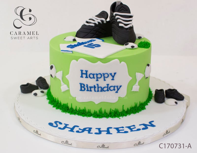c170731-a.jpg Football Themed Cake - Image 1