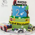 Vehicles Themed Cake
