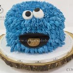 Cookie Monster Smash Cake