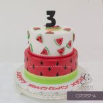 Watermelon Themed Cake