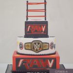 WWE Wrestling Themed Cake