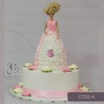 Barbie Doll Themed Cake