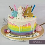 Unicorn Themed Cake