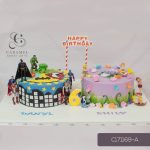 Avengers & Fairy Themed Cake