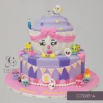 Shopkins Themed Cake