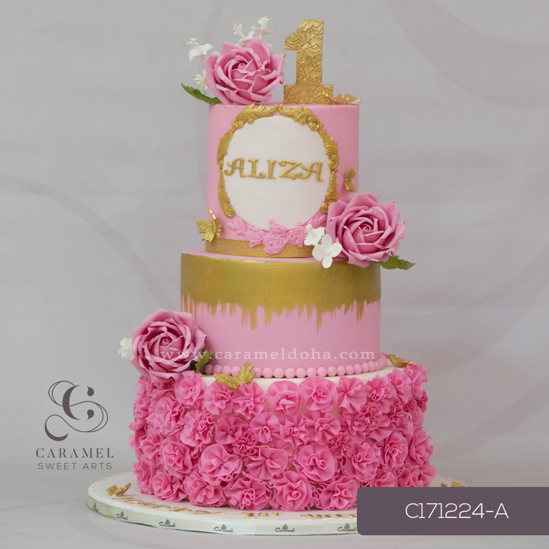 c171224-a.jpg Flower Cake - Image 1
