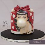 Bubble Gum Lady Cake