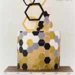 Geometric Wedding Cake