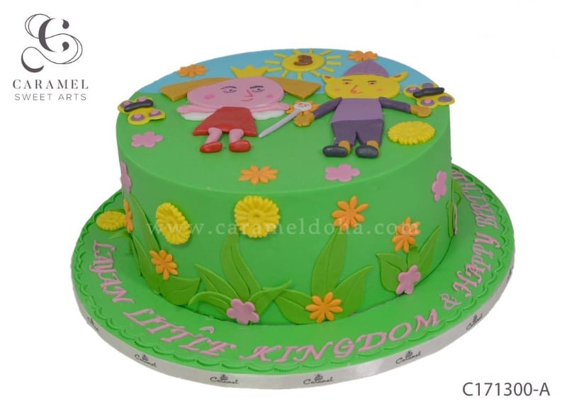 c171300-a.jpg Ben & Holly Themed Cake - Image 1