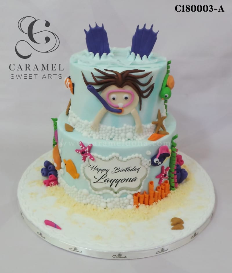 c180003-a.jpg Scuba Diving Cake - Image 1