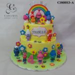Trolls Themed Cake