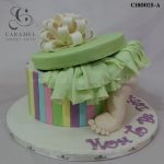 Baby Butt in Gift Box Cake