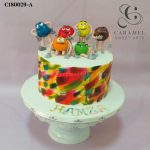 M&Ms Themed Cake