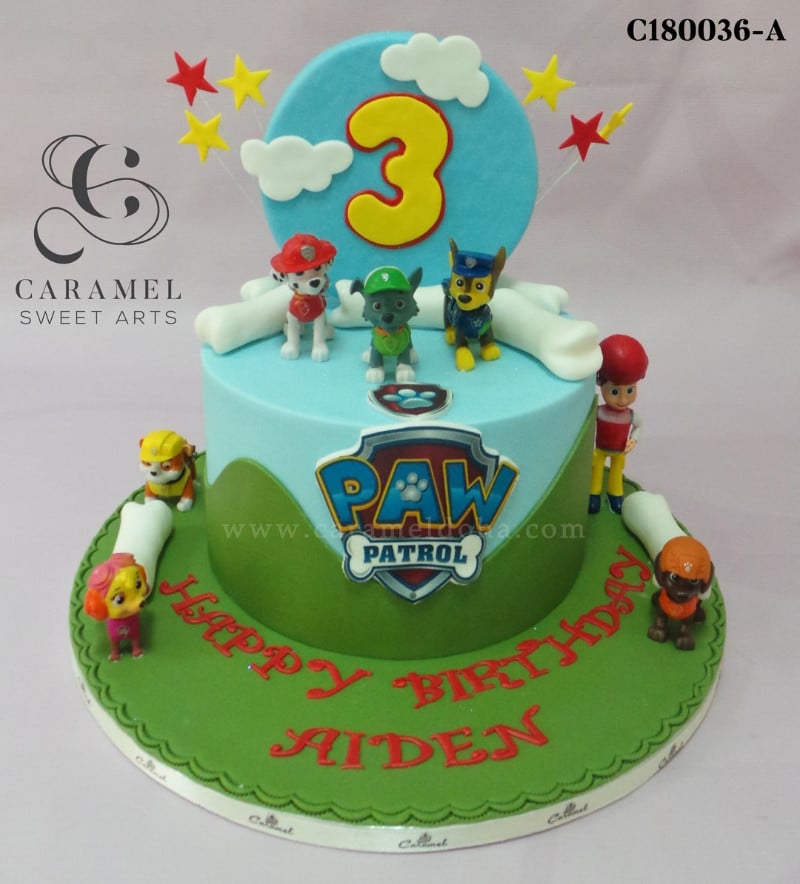c180036-a.jpg Paw Patrol Cake - Image 1