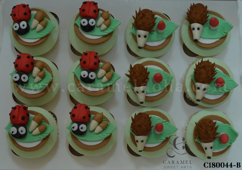 c180044-b.jpg Woodland Themed Cupcakes - Image 1