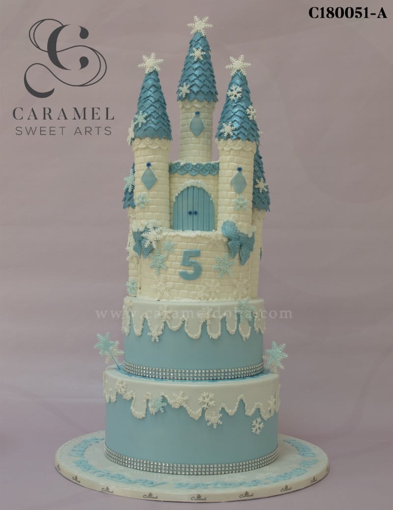 c180051-a.jpg Frozen Castle Cake - Image 1