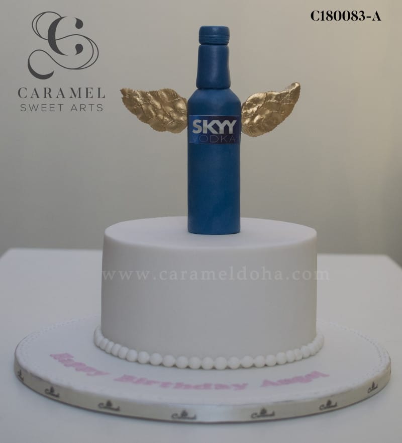 c180083-a.jpg Vodka with Wings Cake - Image 1