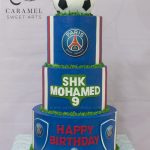 Paris Football Cake