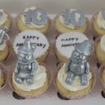 Silver Anniversary Cupcakes