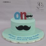Mustache Cake