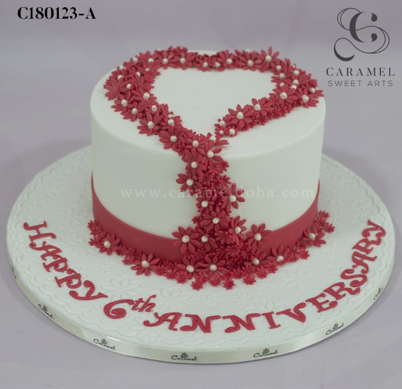 c180123-a.jpg Anniversary Cake - Image 1