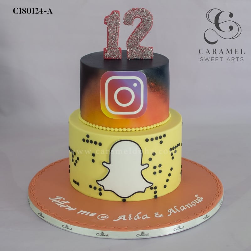 c180124-d.jpg Social Media Cake - Image 1