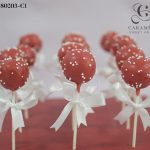 Red Sprinkle Cakepops
