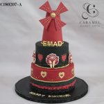 Moulin Rouge Themed Cake