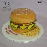 3D Burger Cake