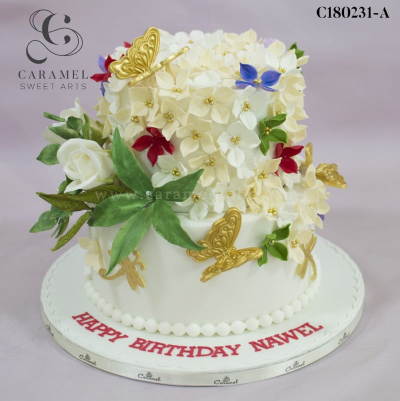 c180231-a.jpg Garden Themed Cake - Image 1