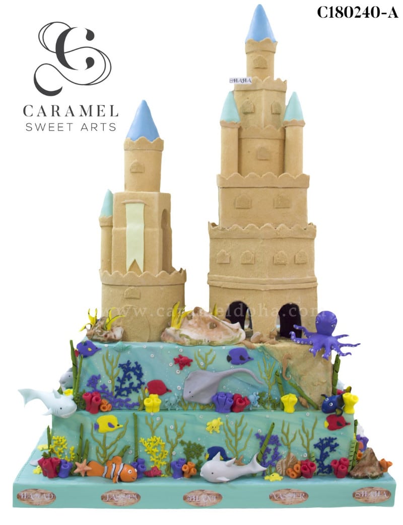 c180240-a.jpg Sea Themed Cake - Image 1