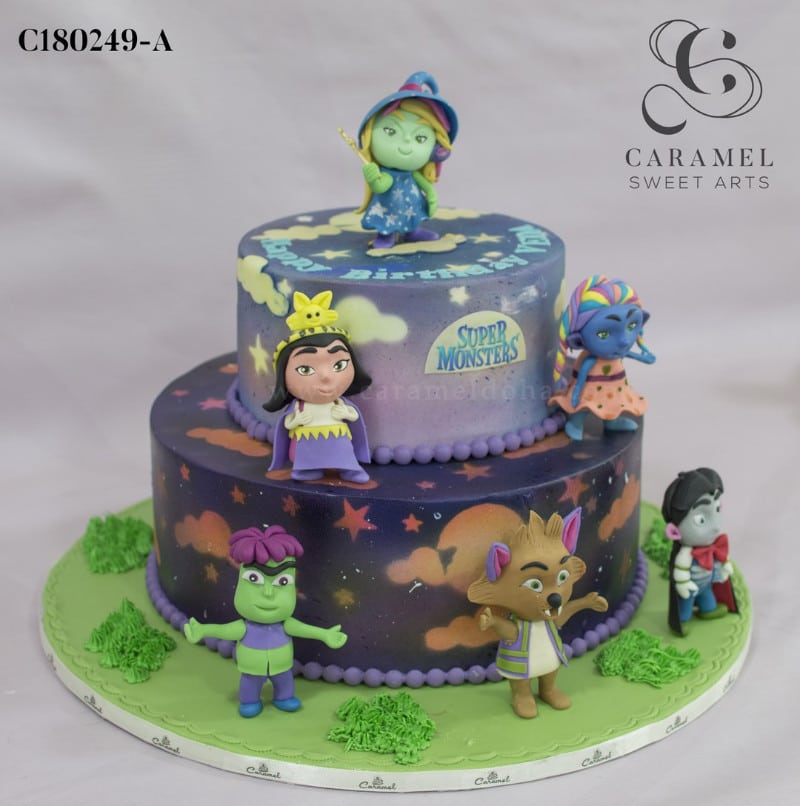 c180249-a.jpg Super Monsters Cake - Image 1