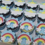 Rainbow Themed Cupcakes