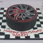 3D Car Tire Cake
