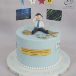 Stock Market Themed Cake