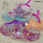 Half Moon with Henna Design Cookies