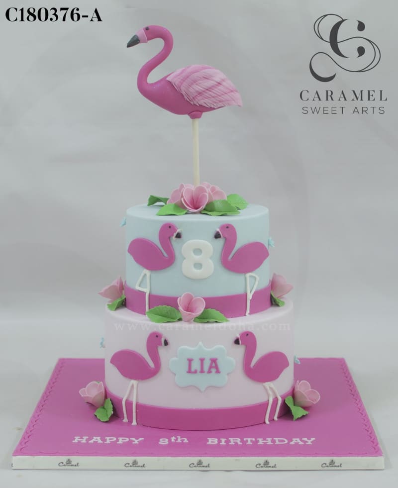 c180376-a.jpg Flamingo Cake - Image 1