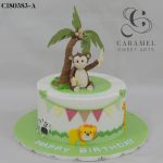 Safari Animals Cake