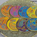 Half Moon with Henna Design Cookies