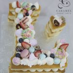 Letter L Vanilla Cake