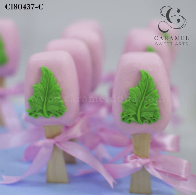 c180437-c.jpg Floral Leaves Cakesicles - Image 1