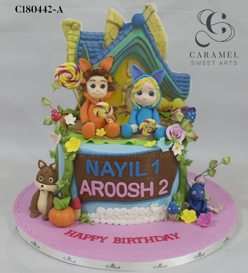 c180442-a.jpg Dava & Ava Cake - Image 1