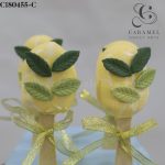 Lemon Themed Cakesicles