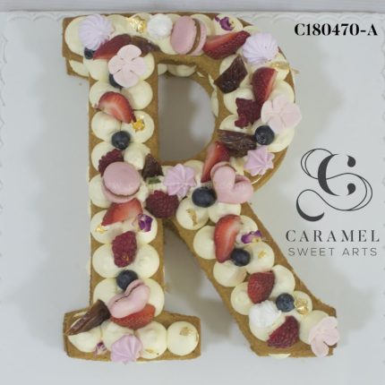 Letter R Almond Cookies