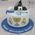 Barcelona Football Cake