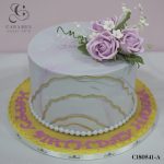 Marbled Flower Cake