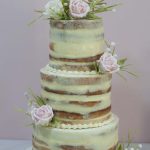Mr & Mrs Naked Cake